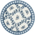 thumbnail image 5 of SAFAVIEH Chelsea HK55D Hand-hooked Ivory / Blue Rug, 5 of 9