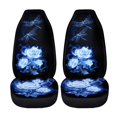 thumbnail image 5 of XYZCANDO Car Seat Covers Dragonfly Rose Design 2 pcs Car Front Seat Covers Easy Install Truck Van SUV Washable Stretchy Auto Seat Covers Set, 5 of 10