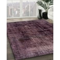 thumbnail image 3 of Ahgly Company Machine Washable Indoor Rectangle Abstract Mauve Taupe Purple Area Rugs, 2' x 4', 3 of 7