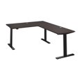 thumbnail image 3 of Scranton & Co Engineered Wood 60W L-Shaped Standing Desk in Storm Gray, 3 of 7