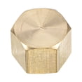 thumbnail image 4 of 1/4-Inch Brass Cap 10 pcs G1/4 Female Pipe Fitting Hex Compression Stop Valve Connector, 4 of 4