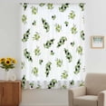 thumbnail image 3 of Green Olive Branches Sheer Curtains 63 Inches Long, Spring Pastoral Leaves Botanical Light Filering Curtains, Breathable Simi Curtain Privacy Drapes for Living Room Bedroom Window Treatment, 3 of 9