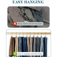 thumbnail image 2 of Djiypn Stainless Steel Clothes Hanger Hooks, Multifunctional Clothes Pins,Laundry Clips, Closet Organizer Hooks, Space Saving Hangers for Pants, Jeans, Towels, Boot, Hats (10Pcs,Green), 2 of 9