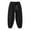 Black, variant on Men Chinese Style Kung Fu Pants Linen Lightweight Soft Breathable Casual Retro Wide Leg Trousers Elastic Waisted Loose Comfortable Harem Pants Light Gray XXL