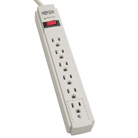 Tripp Lite 6 Outlet Surge Protector Power Strip, 4ft Cord