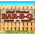 thumbnail image 1 of Fresh Cooked BBQ Take Out Catering 13 oz Vinyl Banner With Metal Grommets, 1 of 4