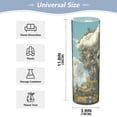 thumbnail image 2 of Plastic Vase 11.8 x 3.9 Inch Vase Transparent Non-Breakable Plastic Ornamental Culture Bottle Storage Jar Modern Family Wedding Decoration Super Cool Stone, 2 of 6
