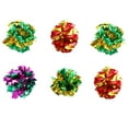 thumbnail image 2 of 6pcs Mylar Crinkle Balls Cat Toys Best Interactive Crinkle Cat Toy Balls Ever Independent Pet Kitten Cat Toys for Fat Real Cats Kittens Exercise (Random Color), 2 of 7