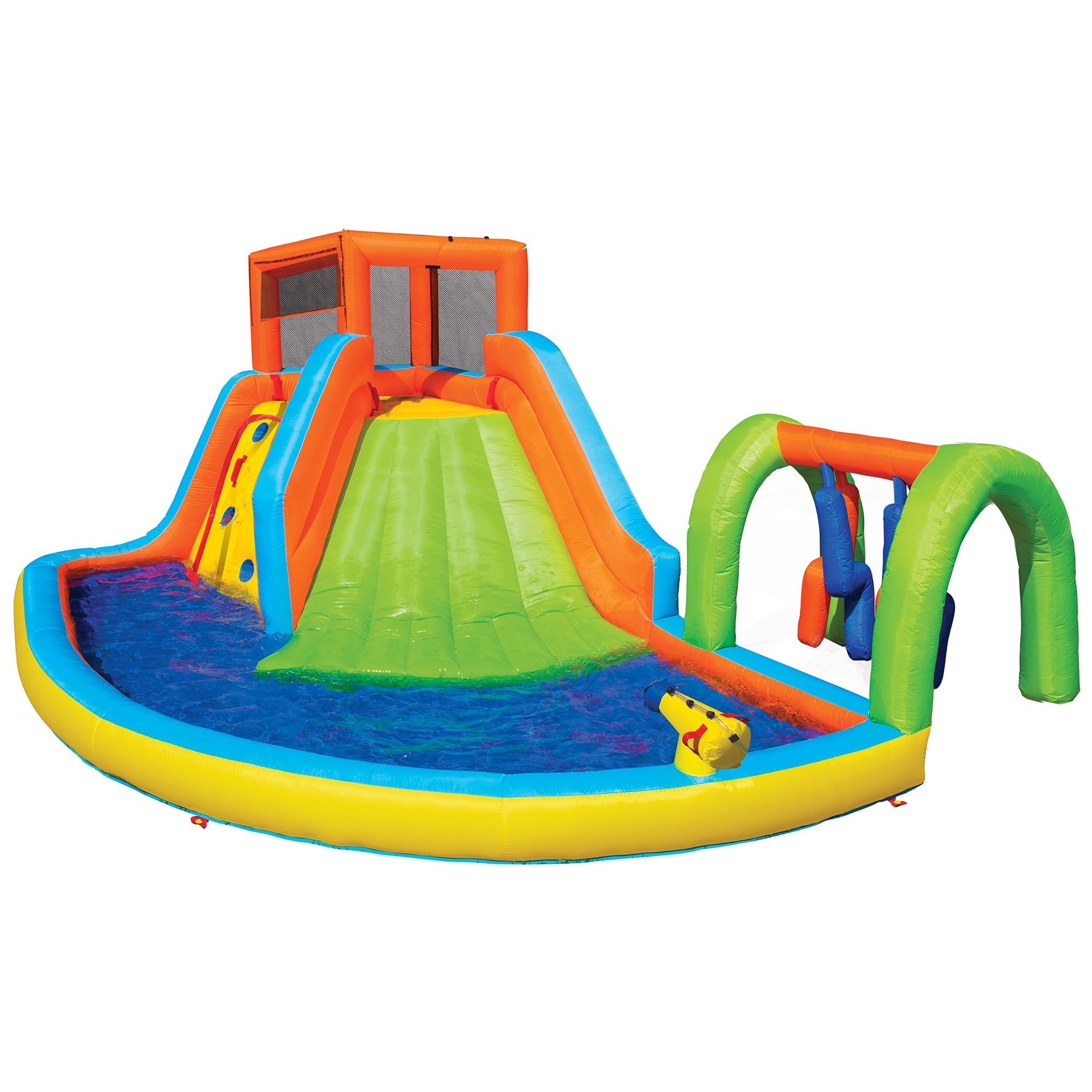 BANZAI Summit Splash Inflatable Water Park Play Center XL Water Slide