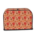 thumbnail image 2 of Sikiie Yellow And Red Maple Leaves Toaster Covers 2 Slice Dustproof Toaster Cover Bread Machine Cover, Dustproof Cover - 11.4" x 7.5" x 7.9", 2 of 7