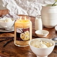 thumbnail image 2 of Village Candle Creamy Vanilla Large Glass Apothecary Jar, Scented Candle, 21.25 oz., Ivory, 2 of 5