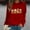Red, variant on WXLWZYWL Halloween Sweatshirts for Women Long Sleeve Shirts Crewneck Bat Pumpkin Ghost Witch Printed Loose Casual Pullover Tee Tops Hoodie Fall Clothes 2024