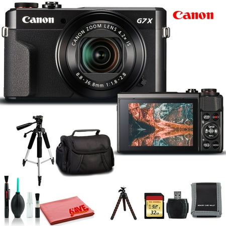 Canon PowerShot G7 X Mark II Digital Camera (Intl Model) - Premium Kit