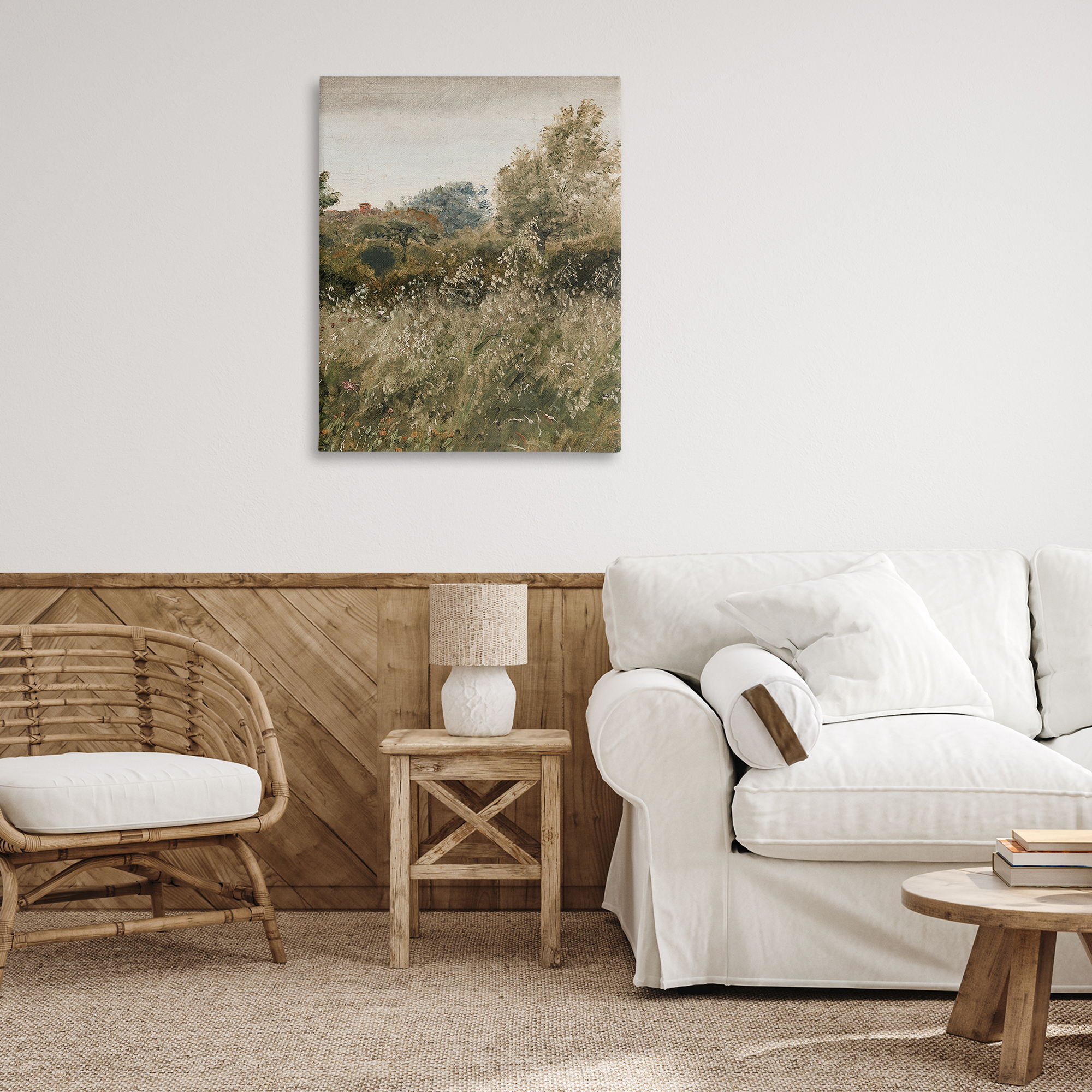 Thicket in Countryside Canvas Wall Art, design by Lettered and Lined
