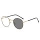 thumbnail image 1 of Gafas de protección contra luz azul Retro de Metal para hombres y mujeres monturas de gafas para miopía con cambio de Color liso y delgado, 1 of 4