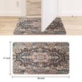 thumbnail image 6 of Boho Brown Patterned Carpet Welcome Door Mat Decorative Doormat Farmhouse Low-Profile Floor Rug Switch Mat for Home Indoor Outdoor Decorations 17 X 30 Inch, 6 of 6