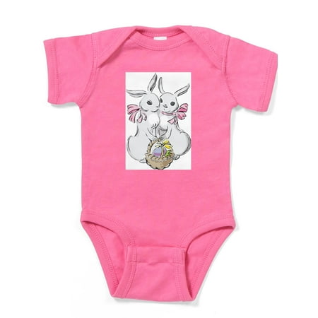

CafePress - Easter Rabbits - Cute Infant Bodysuit Baby Romper