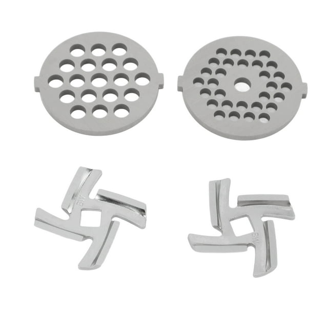 Cuchillas Para Picadora De Carne, 2 Placas De Corte Discos Para Placas Para Picadora De Carne, Fáciles De Limpiar, Eficientes Y Afilados Para El Hogar