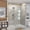 Glod, variant on Gotland 56-60" W x 75" H Frameless Shower Door, Sliding Shower Door with 5/16" (8mm) Clear SGCC Tempered Glass Stainless Steel Hardware Waterproof Seal Explosion-Proof Film, Glass Shower Door