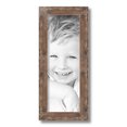 thumbnail image 2 of ArtToFrames 6x17 inch Real Reclaimed Light Brown Barnwood Picture Frame, Brown Wood Poster Frame (4813), 2 of 8
