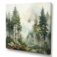 thumbnail image 2 of Designart "Misty Morning Pine Tree Charm II" Landscapes Wall Decor, 2 of 5