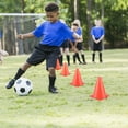 thumbnail image 5 of 10PC Plastic Traffic Pylons for Sports Training and Events, Durable Flexible Cones for Soccer, Football, Obstacle Courses, Dog Training, and More, 5 of 9
