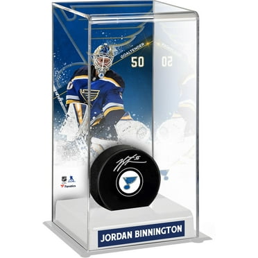 Jordan Binnington St. Louis Blues Deluxe Tall Hockey Puck Case