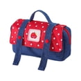 thumbnail image 2 of Cute Apples Denim Pencil Case Large Capacity Handheld Dirt-Resistant Stationery Bag, 2 of 5