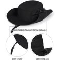 thumbnail image 6 of Sun Hats for Women, Wide Brim Foldable Boonie Hat for Fishing Hiking Gardening, 6 of 9