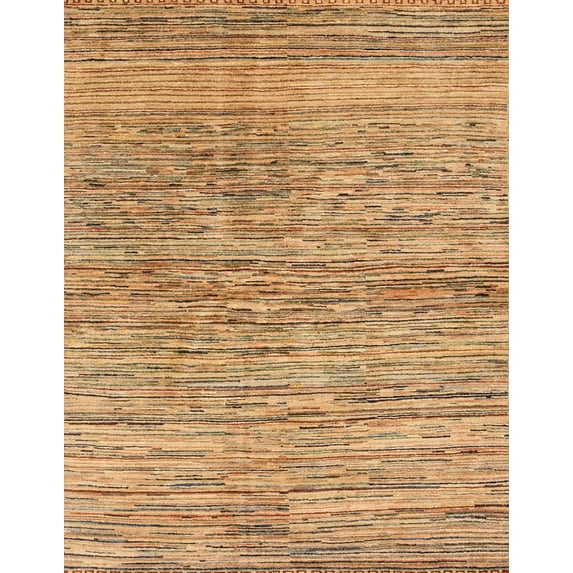 Ahgly Company Indoor Rectangle Abstract Red Abstract Area Rugs, 2' x 5'