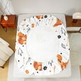 thumbnail image 5 of Castle Fairy Teens Animal Squirrel Queen Sheet Sets,Cartoon Woodland Wildlife Bed Set, 5 of 7