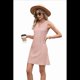 thumbnail image 3 of Vestido de Mujer de Color Liso, Sin Mangas, con Escote en V y Bolsillos, Rosa, Talla XXL, 3 of 10