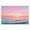 Pastel Ocean Flight Horizon, variant on Stupell Industries Coastal Blue Skies Geese Black Floating Frame Canvas Art, 25 x 17, by Petals Prints Design