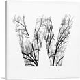 thumbnail image 1 of ARTCANVAS Tree Branches Alphabet Letter W Canvas Art Print - Size: 18" x 18" (0.75" Deep), 1 of 9