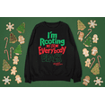 thumbnail image 2 of I'm Rooting for Everybody Black Unisex Sweatshirt, 2 of 10