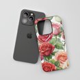 thumbnail image 3 of Roses For All iPhone Series Protective Phone Case Watercolor Floral Red Pink, 3 of 7