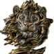 thumbnail image 4 of Estatua de león 3D moderna, figura de animal, escultura de mesa, decoración Feng Shui Color cobre, 4 of 5