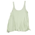 thumbnail image 2 of Hurley Womens Solid Knot Tank Top, Green, Medium, 2 of 2