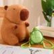 thumbnail image 5 of Lindo juguete de peluche Capybara, animales de peluche, mochila de tortuga Kapibala, muñeca suave, juguetes para niños, regalo de cumpleaños y Navidad, 5 of 6