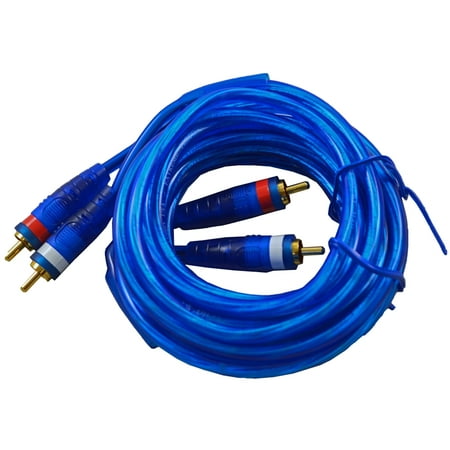 Shield Twisted Pair Cable - 12ft Twisted Pair Extreme Performance RCA Cable for Car & Home Audio