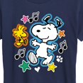 thumbnail image 3 of Peanuts - Snoopy Woodstock Patches - Women's Short Sleeve Graphic T-Shirt, 3 of 6