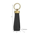 thumbnail image 2 of PU Leather Key Chain Black, 2 of 2