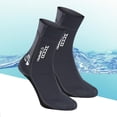 thumbnail image 4 of Calcetines de Buceo de Neopreno, Calcetines de de Agua de 3 Mm, Calcetines de Snorkel para La Playa de Natación, Deportes Acuáticos, Actividades Gris L Soledad Calcetines de buceo, 4 of 8