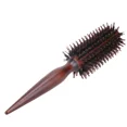 thumbnail image 3 of 14 rows tail comb  Portable Women Hair Brush Comb Round Anti-static Curly Brush Natural Bristle Wood Handle Hair Styling Comb Hairdress Tools, 3 of 6