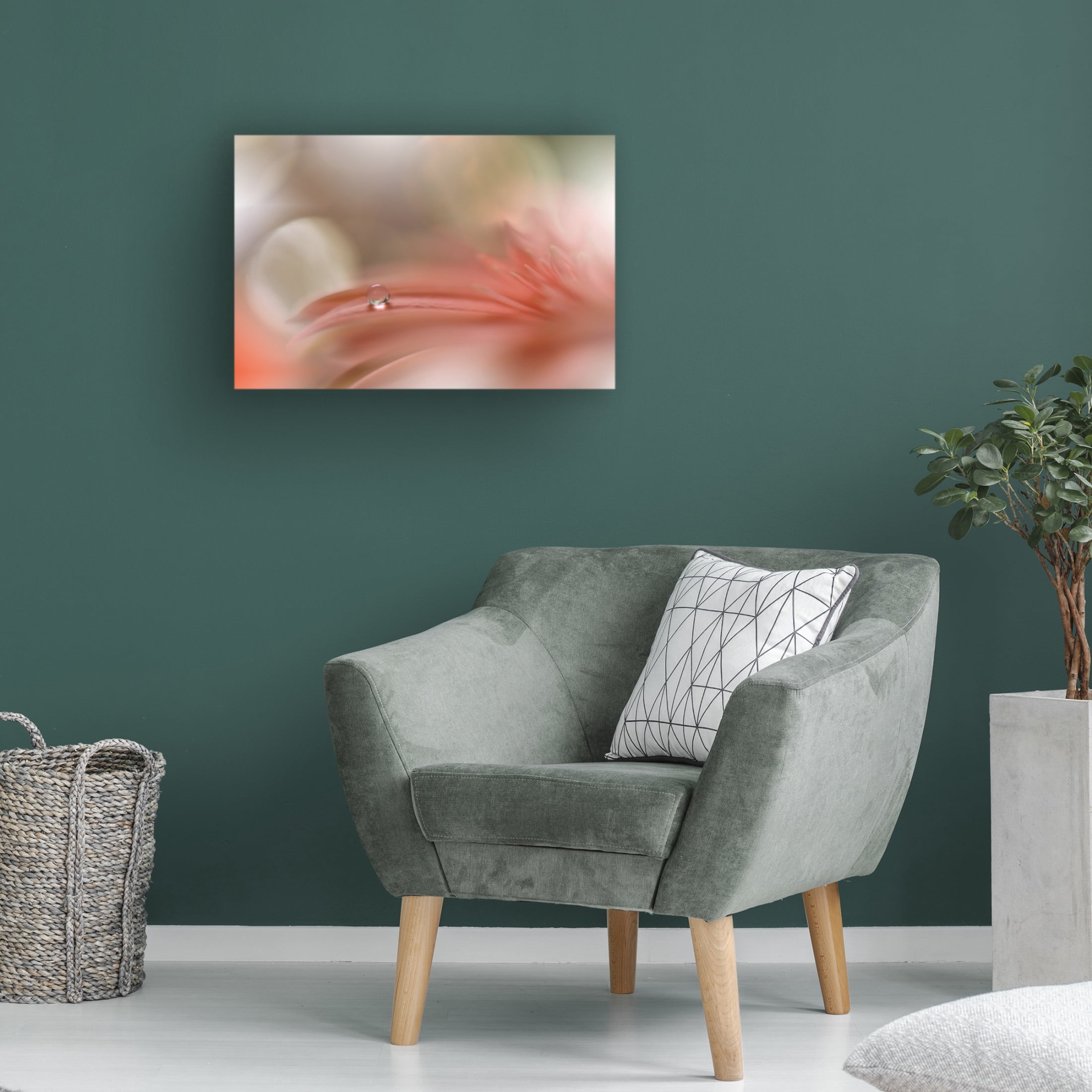 Canvas Wall Art - Juliana Nan 'Light Touch ' Wall Art for Living Room, Bedroom, or Office D?cor by Trademark Fine Art - 19 x 12 Inches