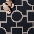 thumbnail image 5 of Safavieh Courtyard Archimedes Geometric Indoor/Outdoor Area Rug, Black/Beige, 2' x 3'7", 5 of 10