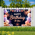 thumbnail image 4 of Yatrandify Decorative Design Happy Birthday Banner Balloon Decoration Party Backdrop for Birthday Party Indoor Decoration Event Celebration, 4 of 7