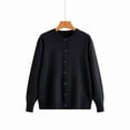 thumbnail image 4 of Cardigan for Women Lightweight Long Sleeve Button Up Soft Ribbed Knit Cardigans Fall Outfits, 4 of 4