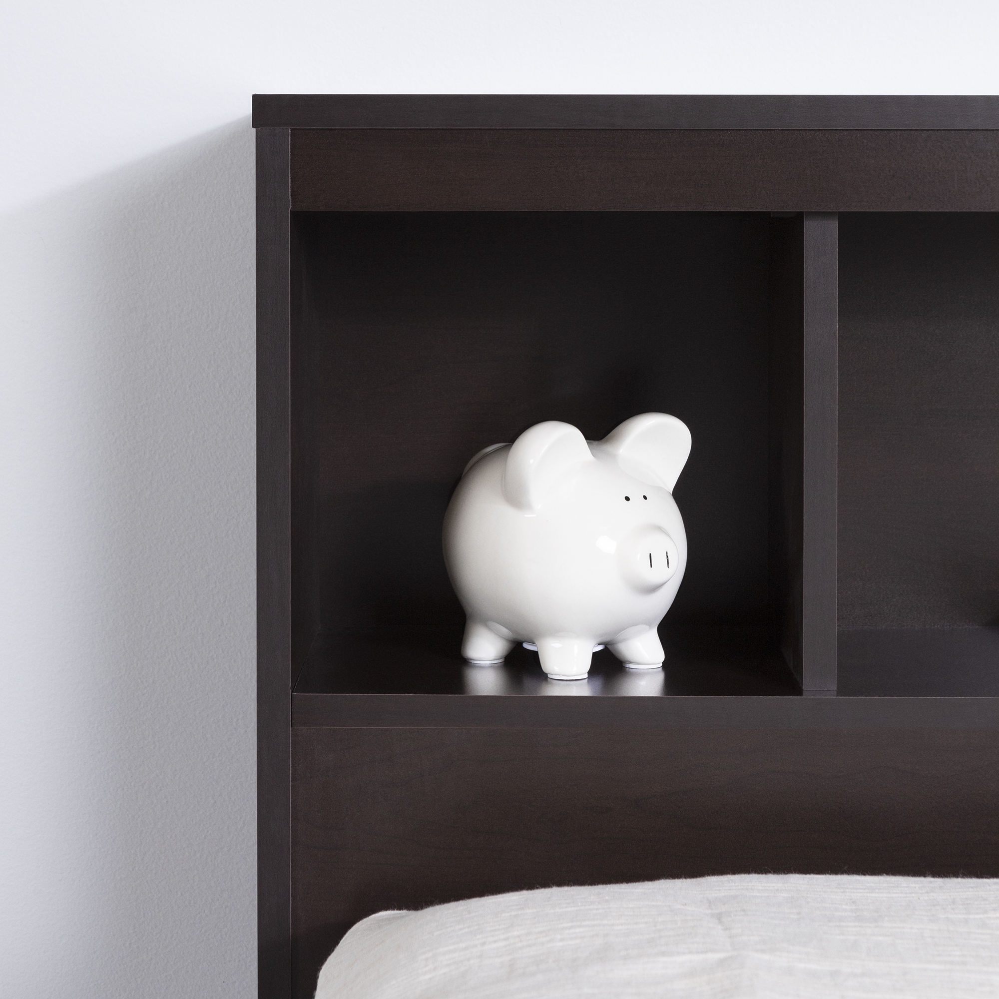 South Shore Spark Kid's Bookcase Headboard, Twin, Chocolate - image 3 of 10