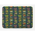 thumbnail image 1 of Wildlife Bath Mat, Illustration of Whimsical Animals and Plants in Various Colors, Plush Bathroom Decor Mat with Non Slip Backing, 29.5" X 17.5", Multicolor, by Ambesonne, 1 of 2